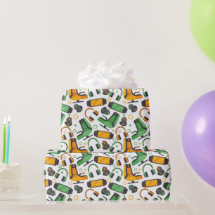 Gamers spelen cadeaupapier