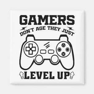 Gamers Worden Niet Ouder Ze Levelen Alleen Op Gami Magneet