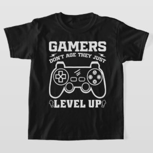 Gamers zijn niet ouder ze nivelleren alleen maar v t-shirt