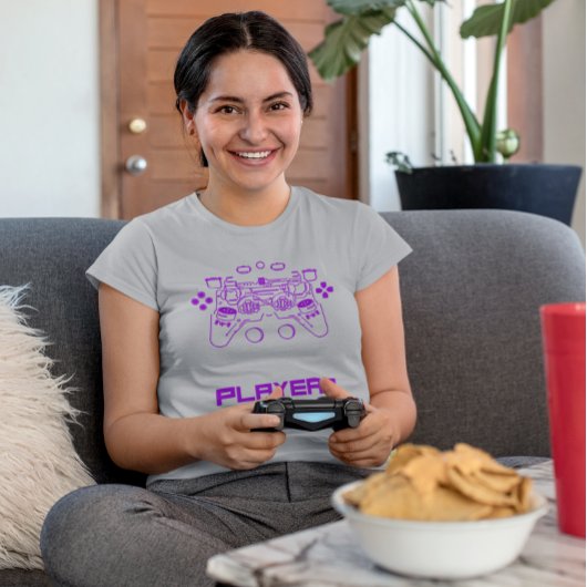 Gamerspeelspeler 1 gameconsole Art T-shirt