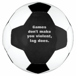 Games maken je niet gewelddadig, lag wel voetbal