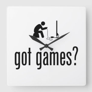 games vierkante klok