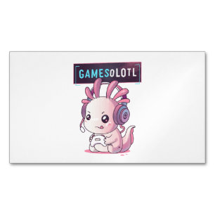Gamesolotl - Axolotl Gamer Magnetisch Visitekaartje