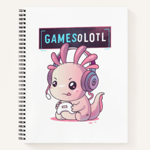 Gamesolotl - Axolotl Gamer Notitieboek