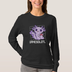 Gamesolotl Axolotl Gaming Gamer T-shirt