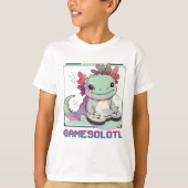GamesOlotl Axolotl Gaming T-shirt (Voorkant)