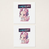 Gamesolotl - Axolotl Joueur (Devant & derrière)