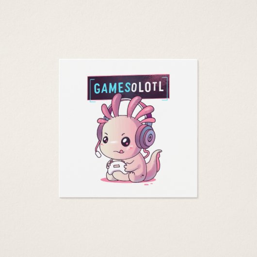 Gamesolotl - Axolotl Joueur (Devant)