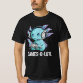 Gamesolotl Axolotl Video Gamer Kawaii Anime jongen T-shirt (Voorkant)