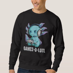 Gamesolotl Axolotl Video Gamer Kawaii Anime jongen Trui
