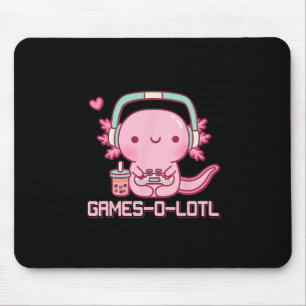 Gamesolotl Axolotl Videogames Kawaii Anime Gamer Muismat