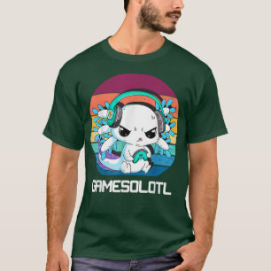 Gamesolotl Video Gamer Kawaii Pastel Gothic A T-shirt