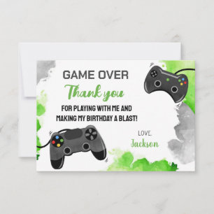 Gametijd op videogame Dankuwel kaarten