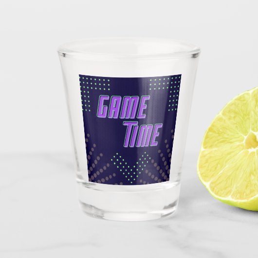 Gametijd Shot Glas (Voorkant)