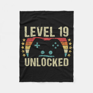 Gaming 19e verjaardag Gift 19-jarige jongen Fleece Deken