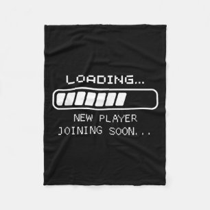 Gaming Baby Aankondiging, laden van nieuwe speler Fleece Deken