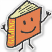 Gaming boek sticker (Voorkant)