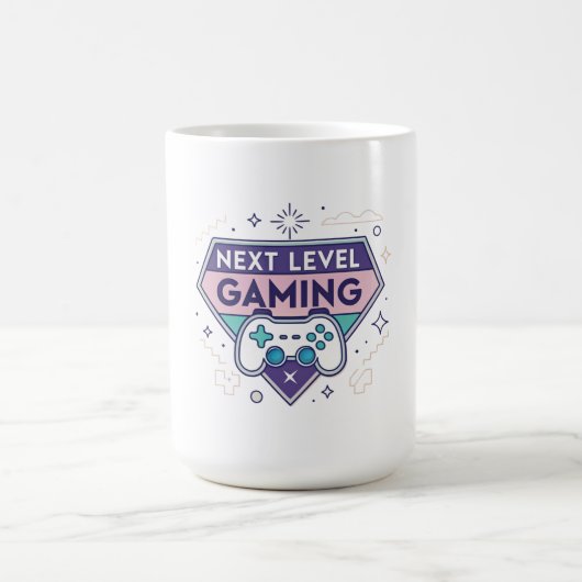 "Gaming Coffee Mug 15oz | Next Level Gaming Badge  (Centre)