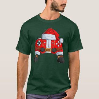 Gaming Controller Kerstman Kerst Vader Mannen Jong T-shirt