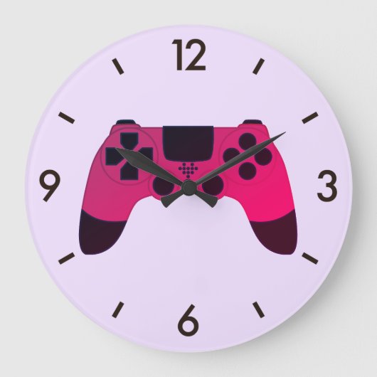 Gaming Controller Video games Nerd Gamer Grote Klok (Voorkant)