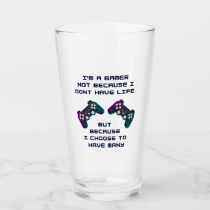 Gaming coole Gezegde Video games Gamepad Gamer Glas