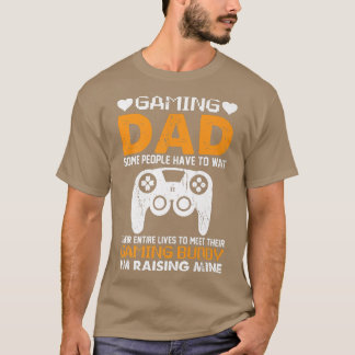 Gaming Dad Console Gamer Video Game Player Fathers T-shirt