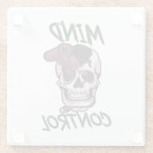 Gaming design voor de allerbeste beheersing glazen onderzetter (Achterkant)