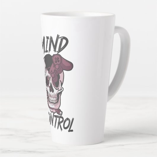 Gaming design voor de allerbeste beheersing latte mok (Rechterhoek)