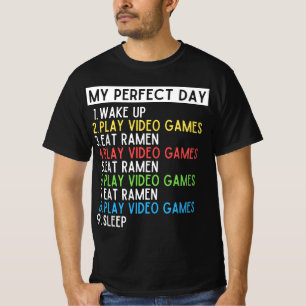 Gaming en Ramen Lover Funny Video Games My Perfec T-shirt