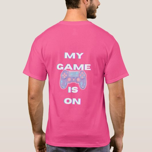 Gaming Enthusiast T-Shirt (Achterkant)