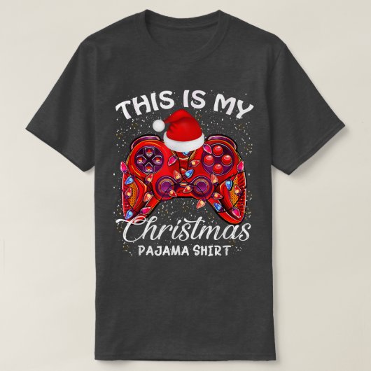Gaming Family Matching Christmas Group Funny Gamer T-shirt (Design voorkant)