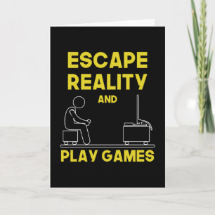 Gaming Game Gamer Video Game Console Gift Idea Kaart