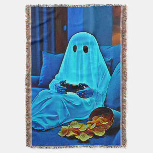Gaming Ghost Cosy Night in Design Deken