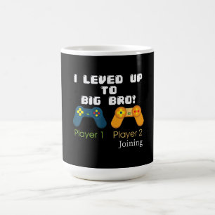 Gaming Gift I Level tot Big Bro Brother Cadeau Koffiemok