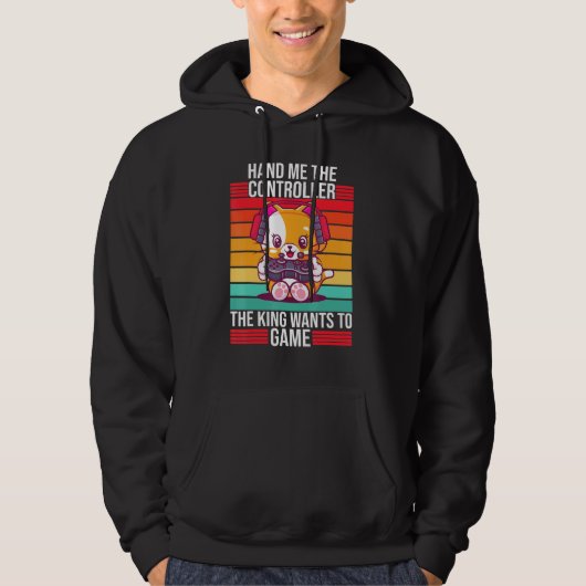Gaming Hand me de controlemechanismekoning PS5 con Hoodie (Voorkant)