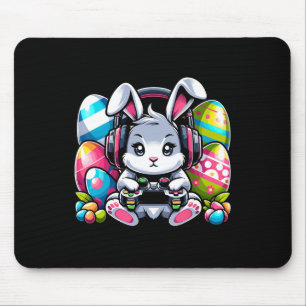 Gaming Happy Easter Day Bunny Egg Funny Boys Kinde Muismat