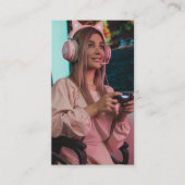 Gaming Influencer Gamer Content Creator Volledige  Visitekaartje (Voorkant)