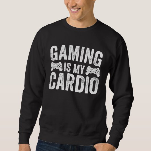 Gaming Is My Cardio  Gamer Trui (Voorkant)