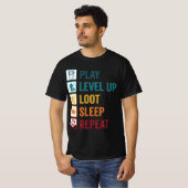 Gaming Levenscyclus T-shirt (Voorkant volledig)
