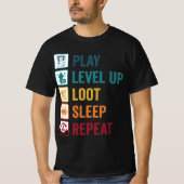 Gaming Levenscyclus T-shirt (Voorkant)