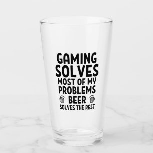 Gaming lost de meeste van mijn problemen op. glas