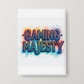 Gaming Majesteit Button (Voorkant)