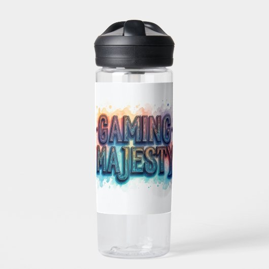 Gaming Majesteit Waterfles (Voorkant)