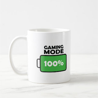 Gaming Mode Volledige Batterij Geladen Koffie Love Koffiemok