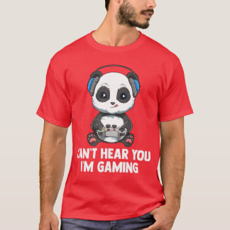 Gaming Panda jongen T-shirt