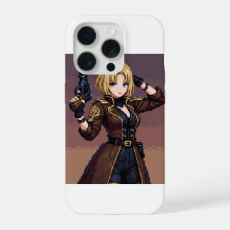 Gaming Pixel Art Deken – Gezellige Gamer Sfeer iPhone 15 Pro Hoesje