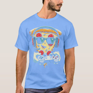 Gaming Pizza Funny Video Gamer Snack Food Lover Me T-shirt