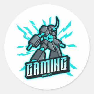 Gaming Quest Ronde Sticker