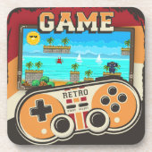 Gaming Remote Controller Retro Bier Onderzetter (Voorkant)