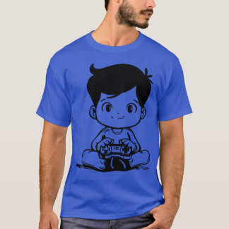 Gaming Sketch retro vrienden T-shirt